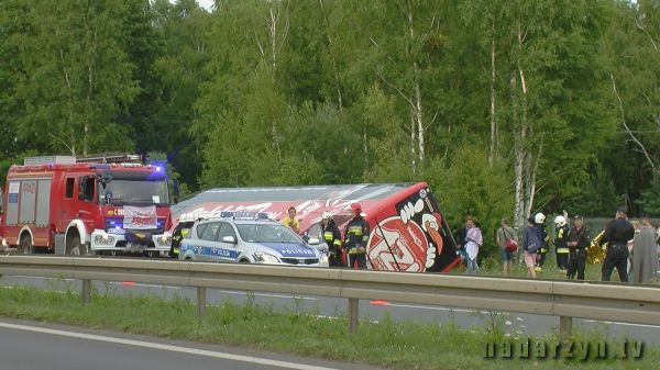 Wypadek busa w Siestrzeni